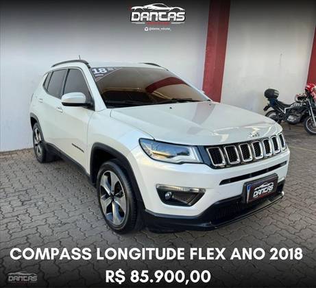 JEEP COMPASS 2.0 16V FLEX LONGITUDE AUTOMÁTICO JEEP COMPASS 2.0 16V FLEX LONGITUDE AUTOMÁTICO